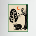 Green Wood Lunar Embrace