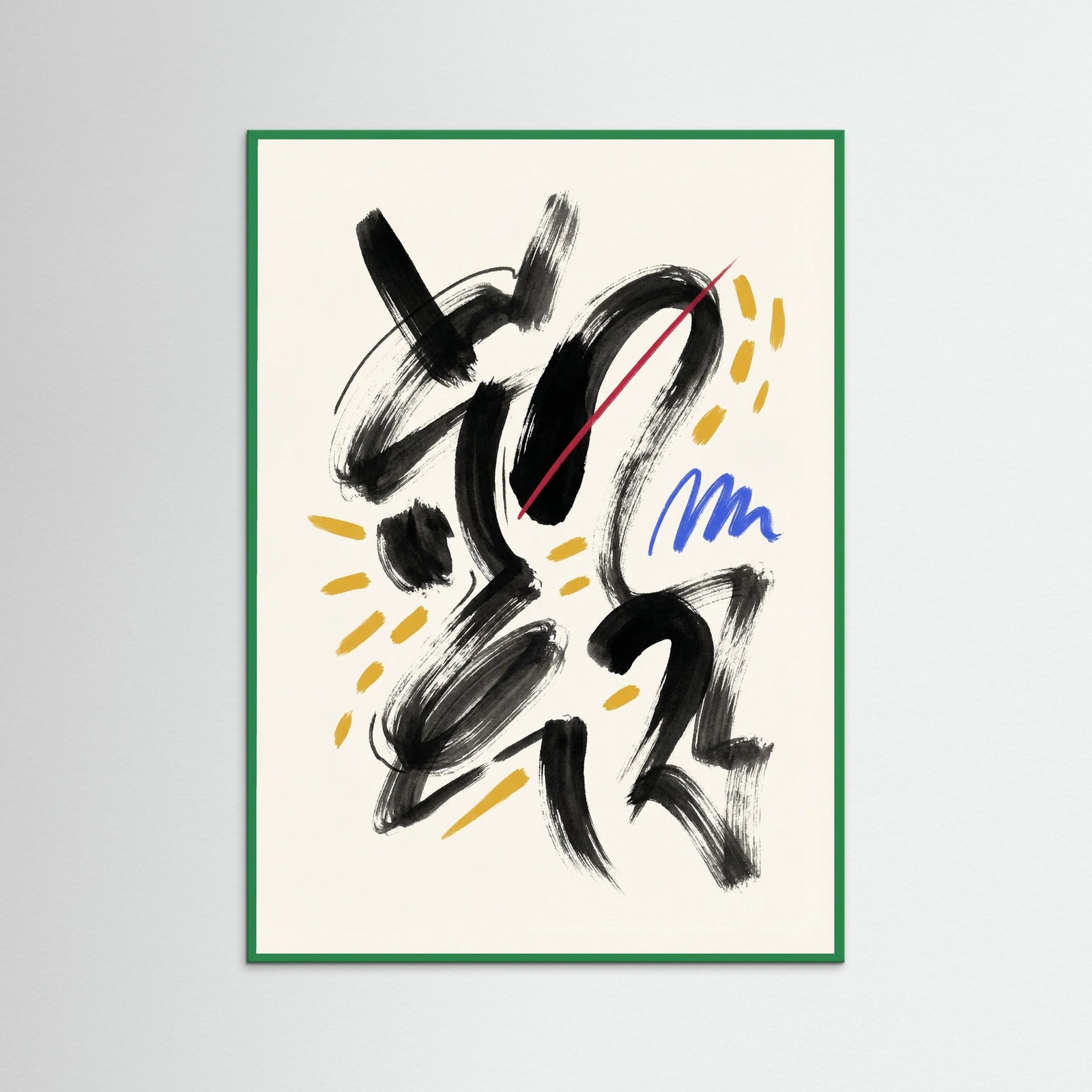 Green Wood Lyrical Contours