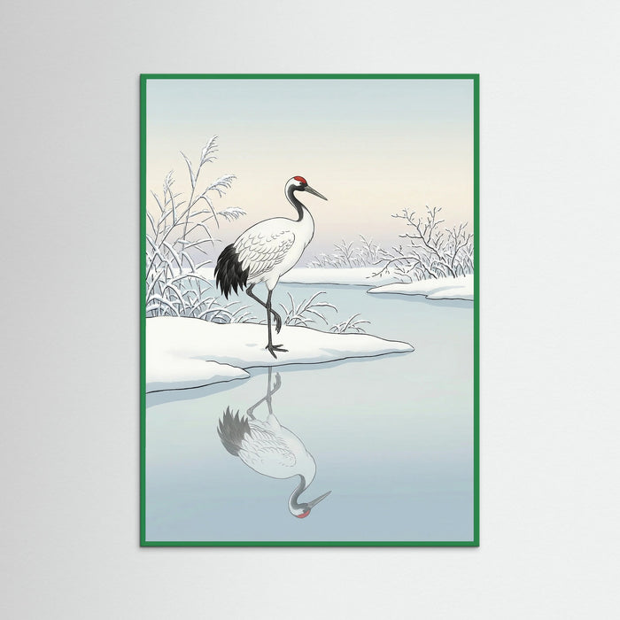 Green Wood Mandarin Ducks Serenity