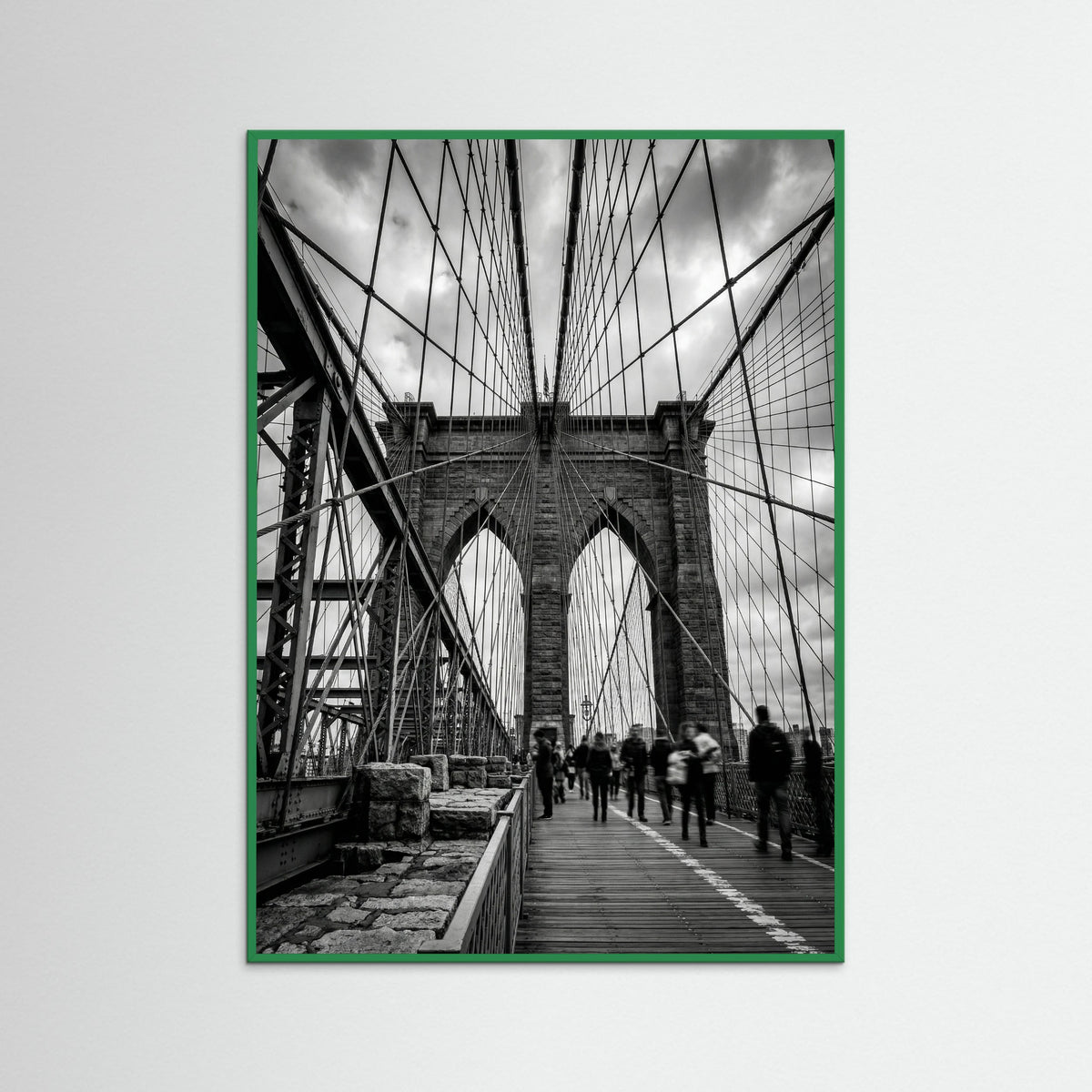 Green Wood Manhattan Bridge View