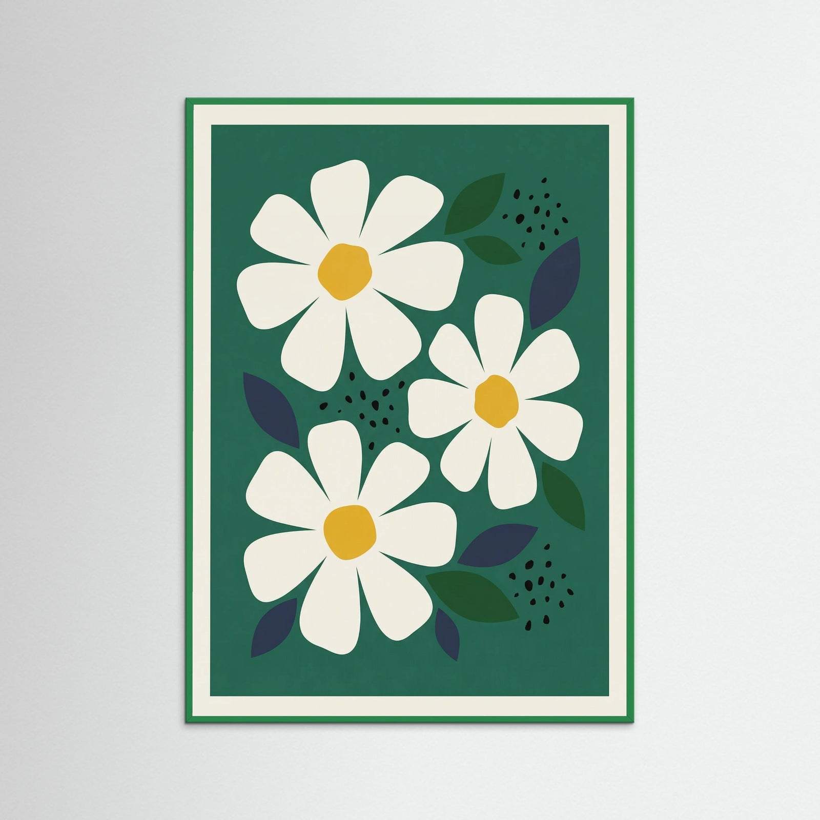 Green Wood Market Daisy Charm