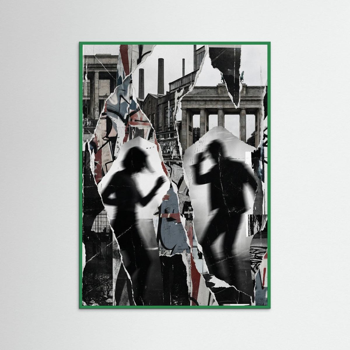 Green Wood Marseille Urban Abstract