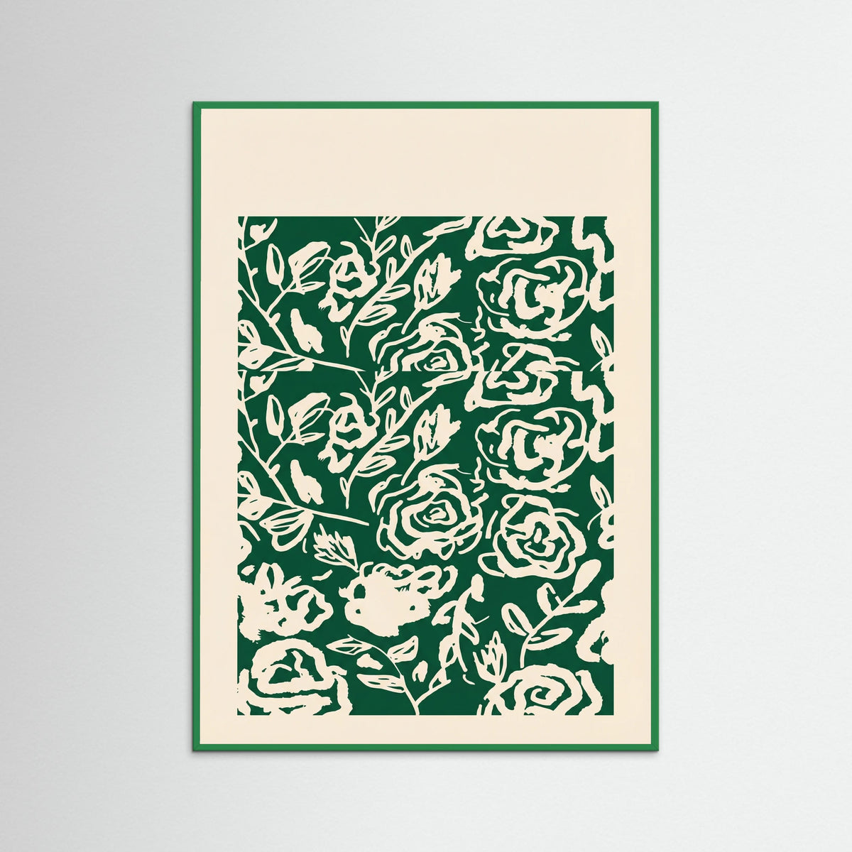 Green Wood Matisse Floral Exhibit