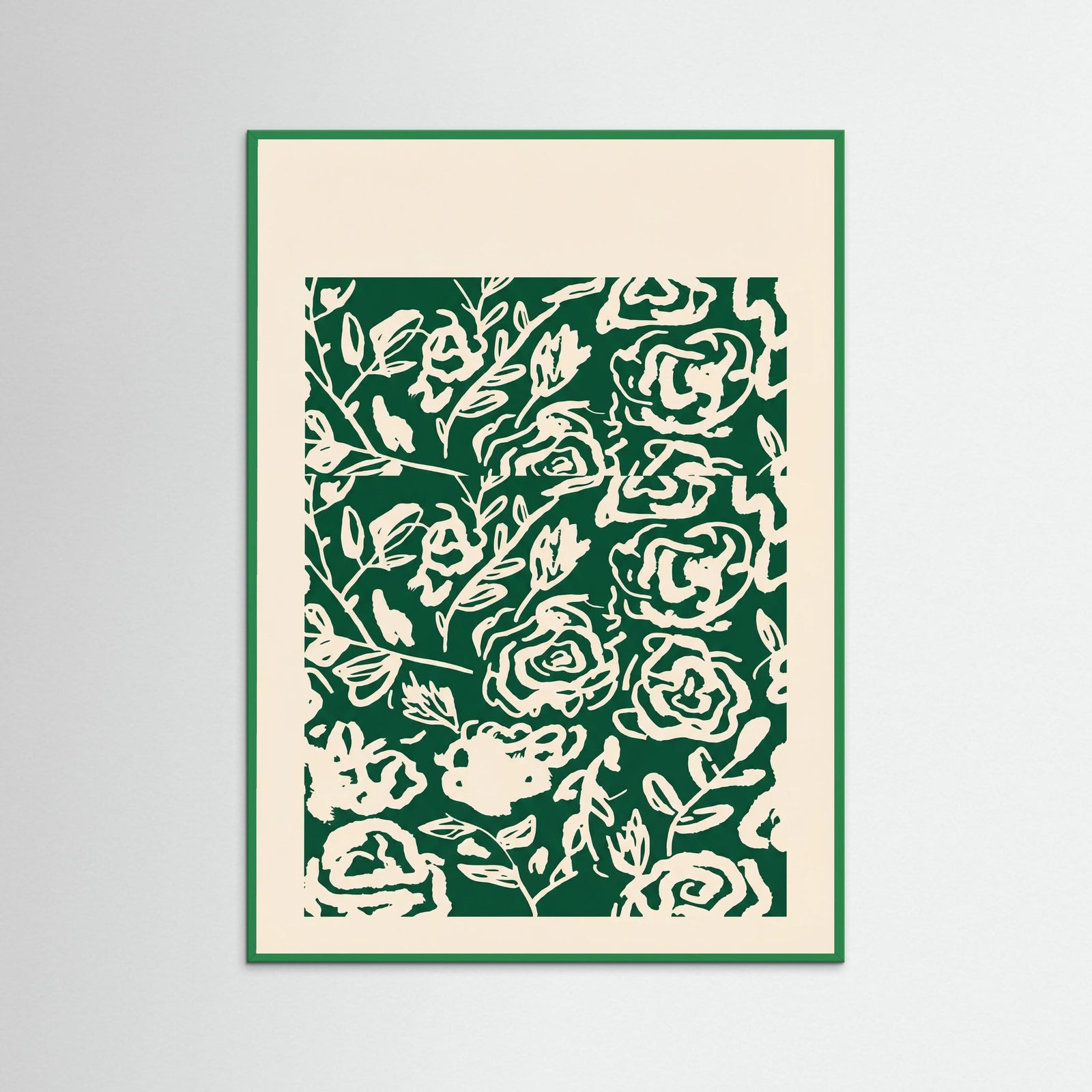 Green Wood Matisse Floral Exhibit