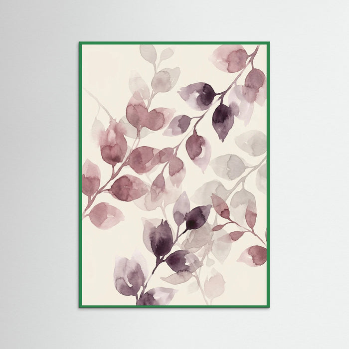 Green Wood Mauve Orchid