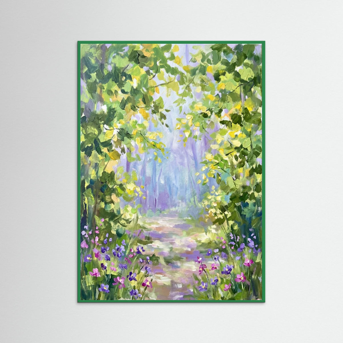 Green Wood Meadow Whisper Blooms