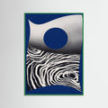 Green Wood Metallic Sheet Cut Out Poster
