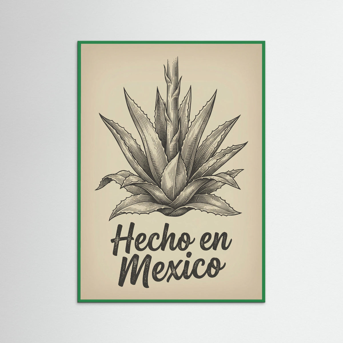 Green Wood Mexican Rooster