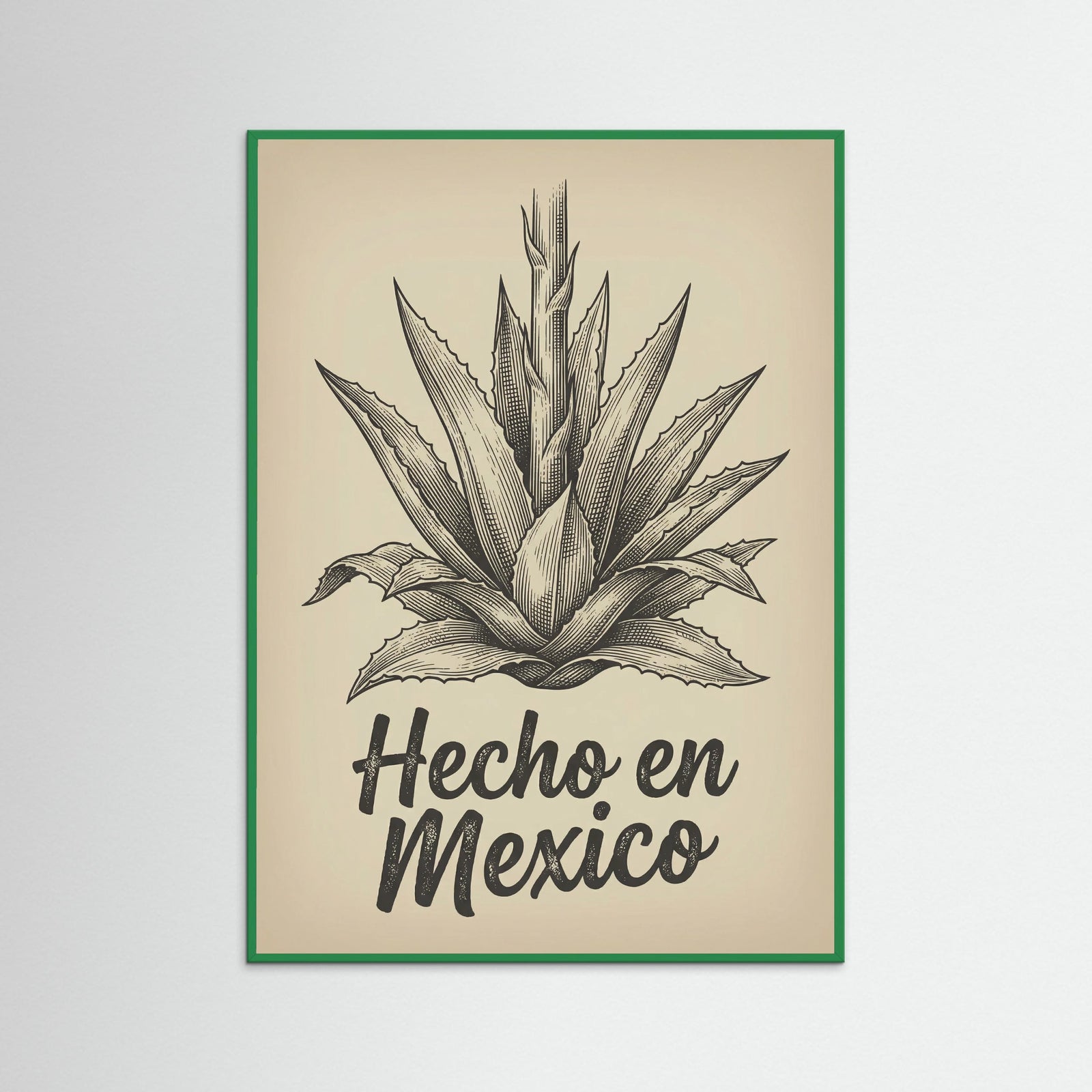 Green Wood Mexican Rooster