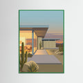 Green Wood Mid Century Oasis