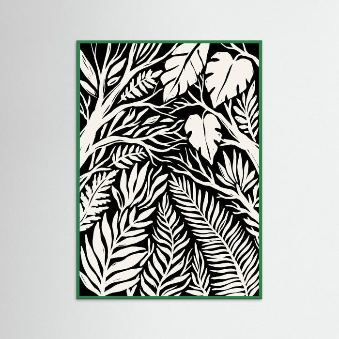 Green Wood Midnight Bloom Black
