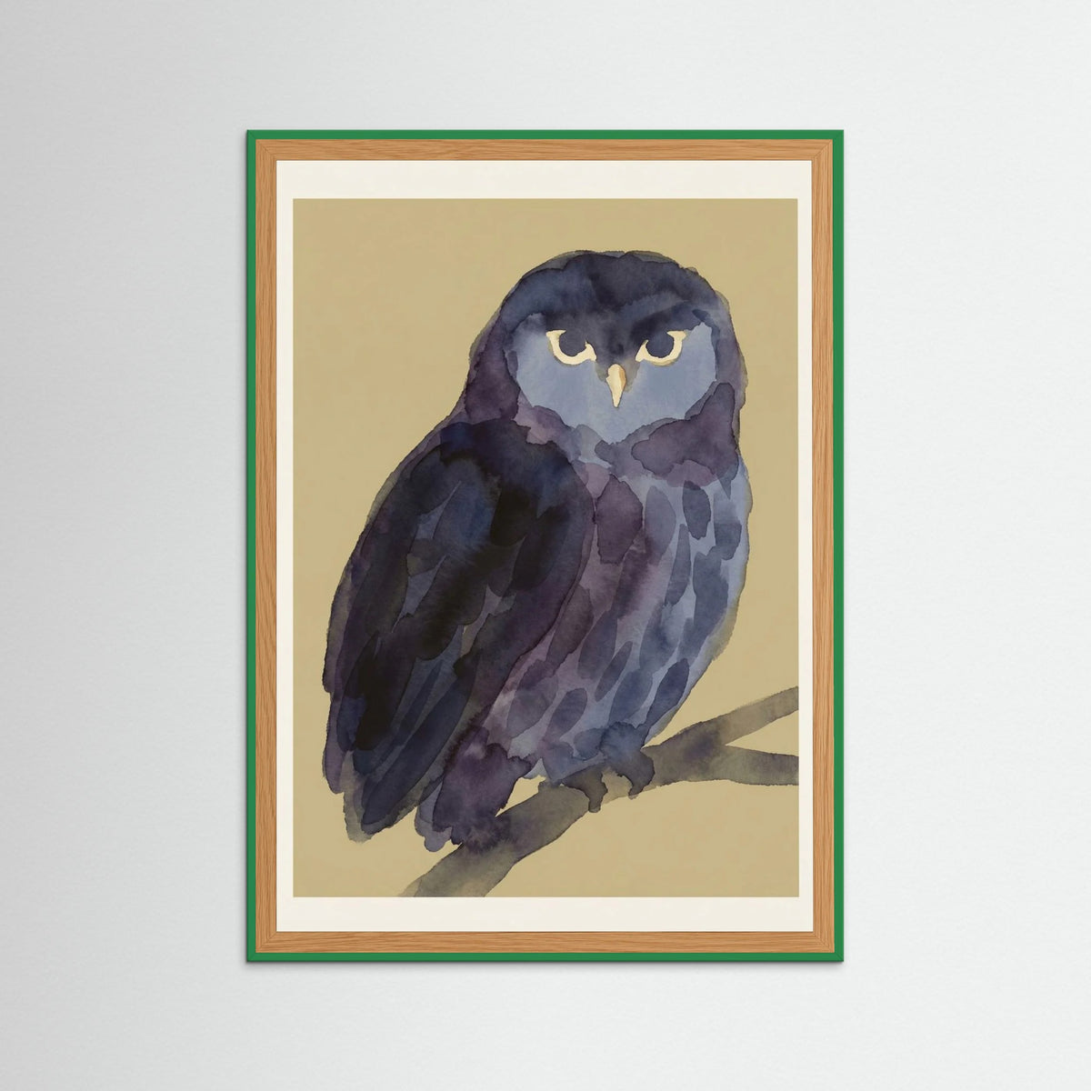 Green Wood Midnight Feline