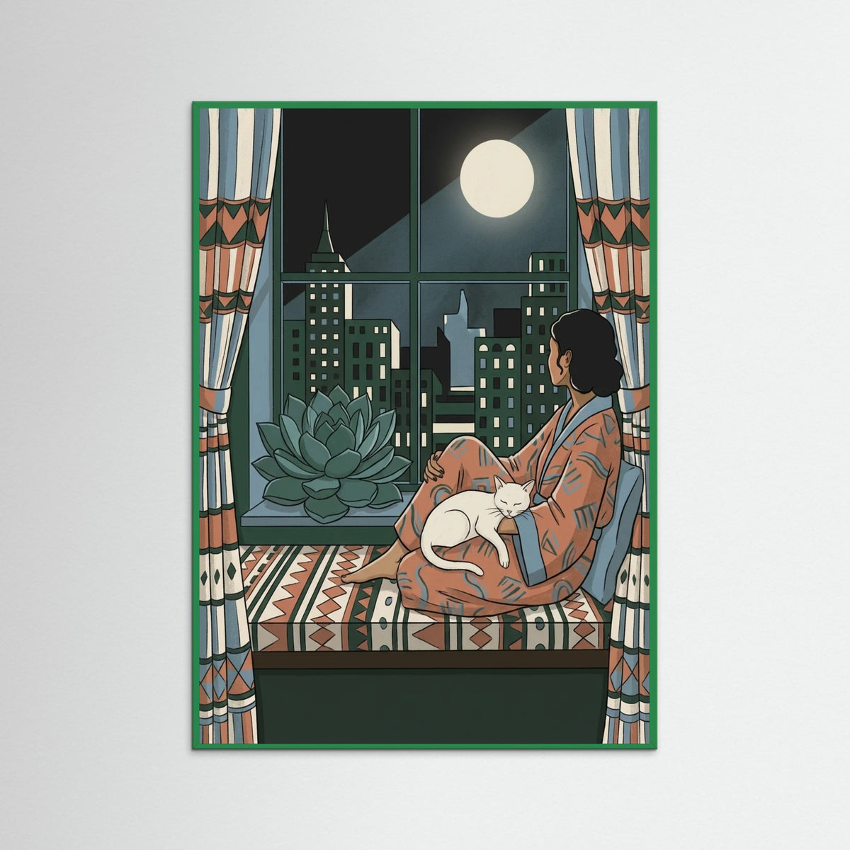 Green Wood Midnight Repose