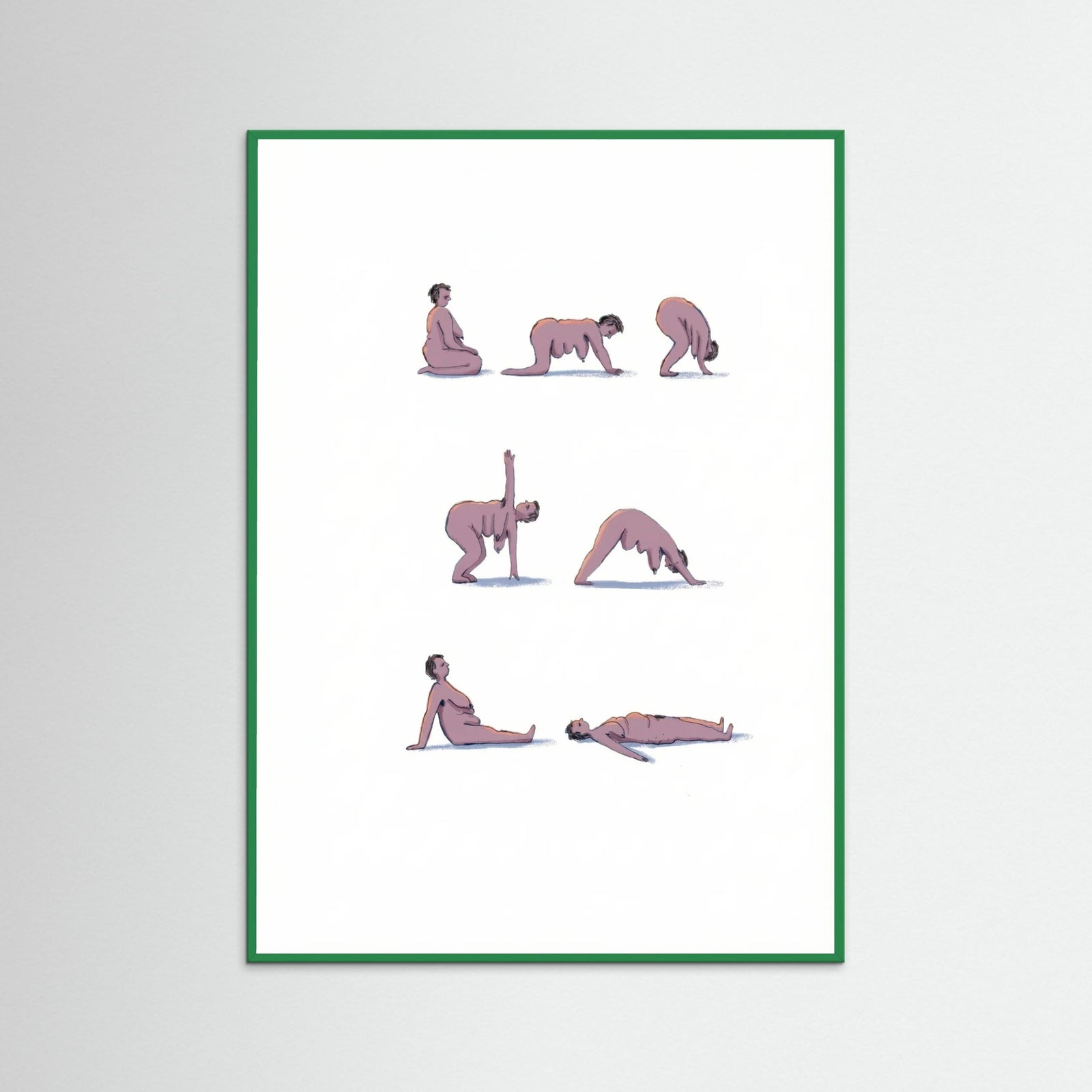 Green Wood Mindful Movement Poses