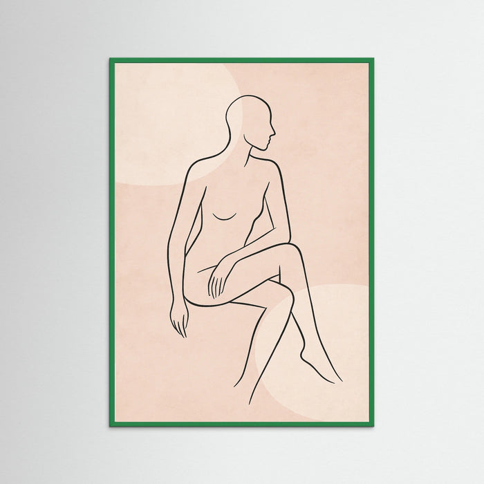 Green Wood Minimalist Muse