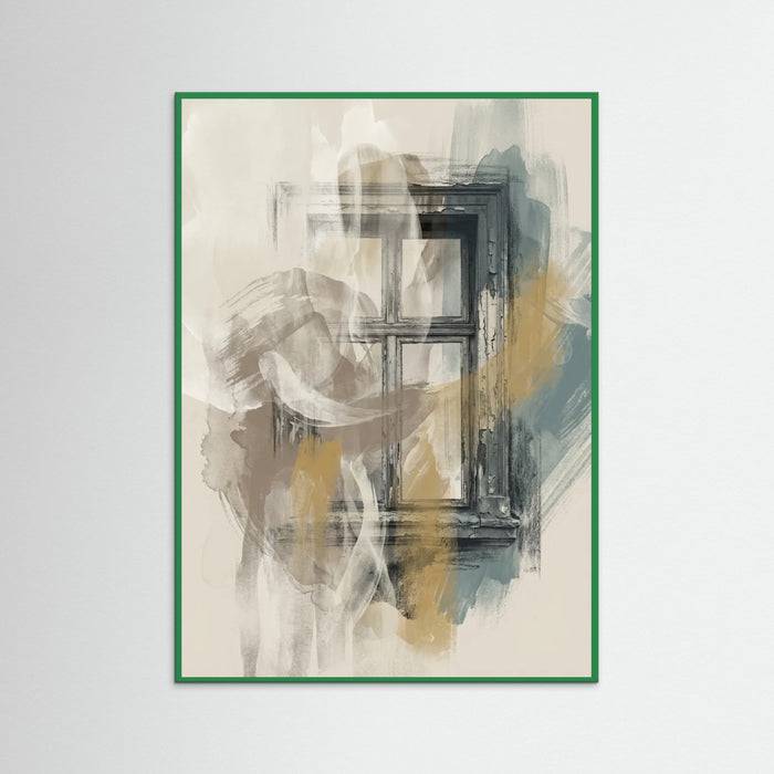 Green Wood Misty Gaze