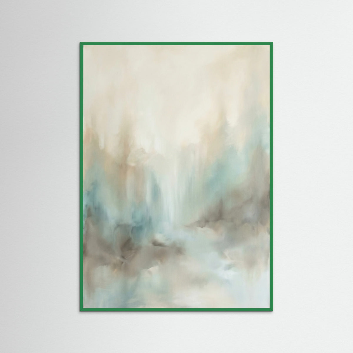 Green Wood Misty Horizon