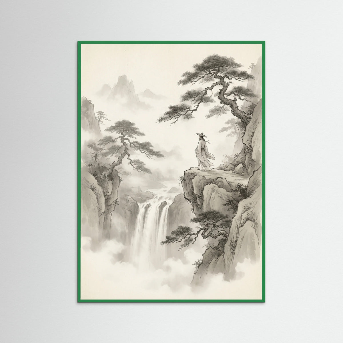 Green Wood Misty Mountain Journey