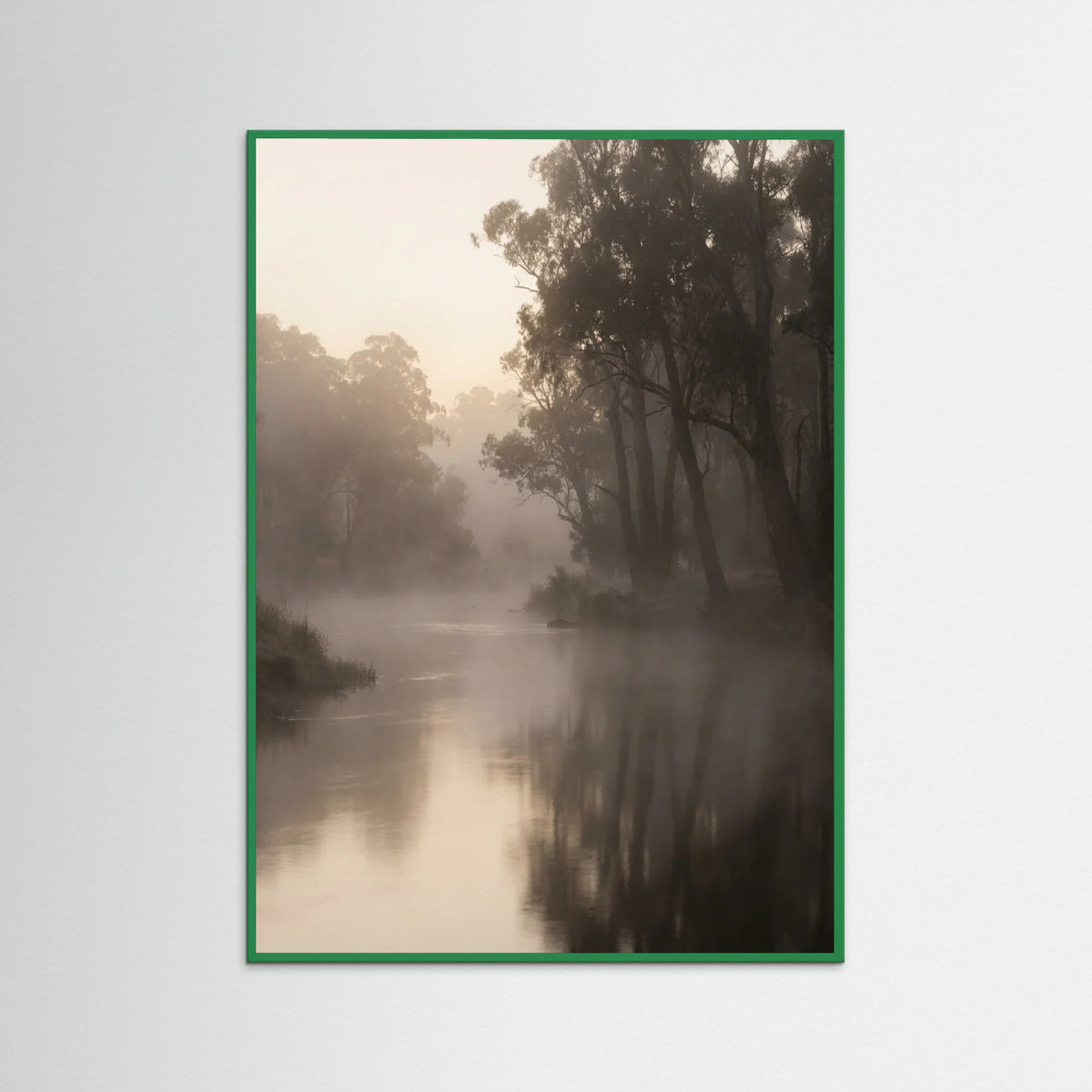 Green Wood Misty Peaks