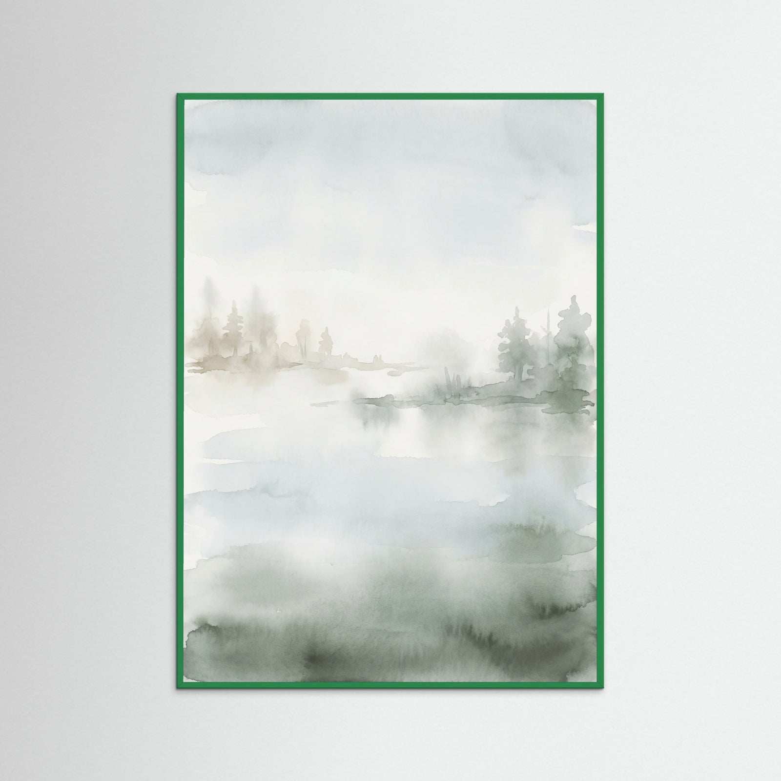 Green Wood Misty Pine Green