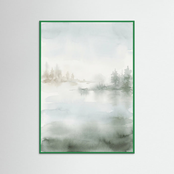 Green Wood Misty Pine Green