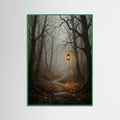 Green Wood Misty Pumpkin Glow