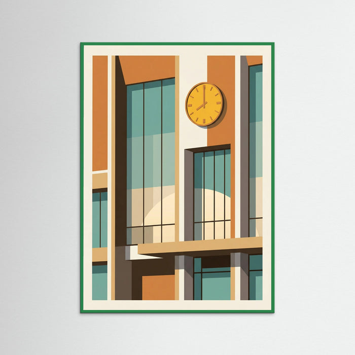 Green Wood Modernist Interior Light