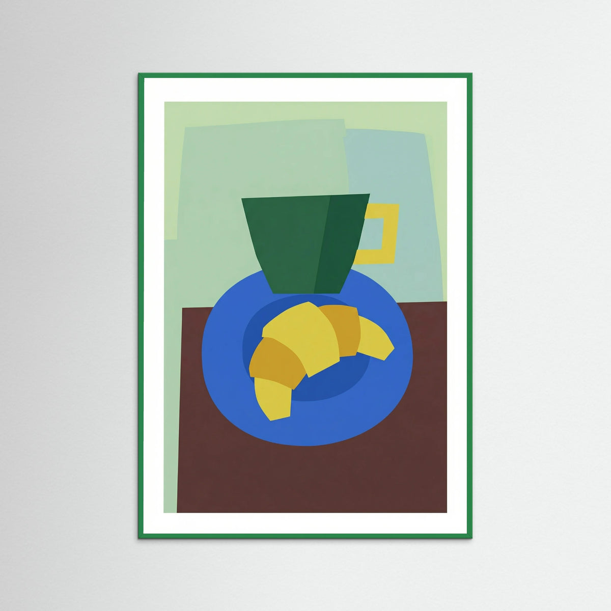 Green Wood Moka Abstract