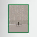 Green Wood Moments In Rain