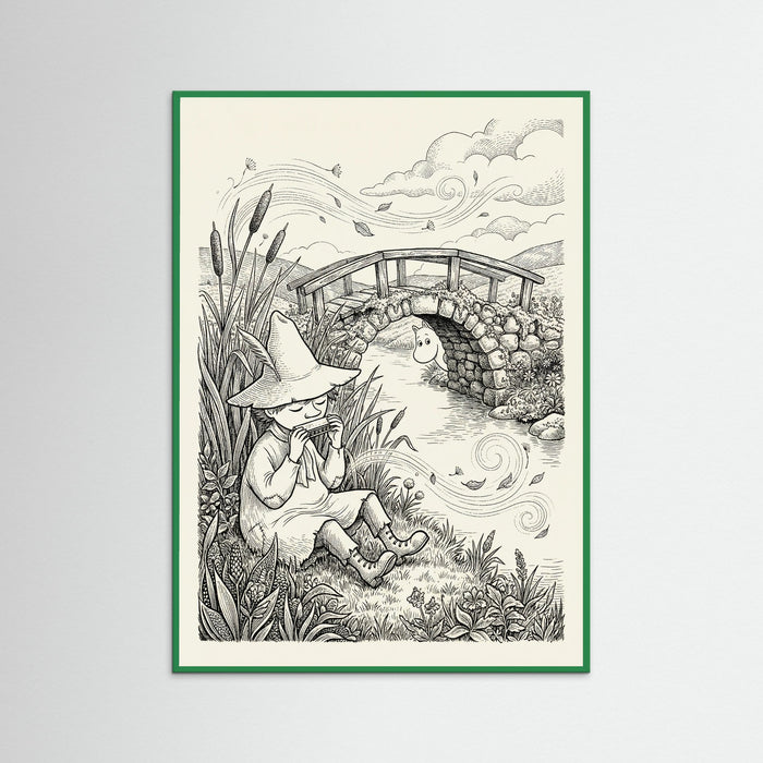 Green Wood Moomin Summer Meadow