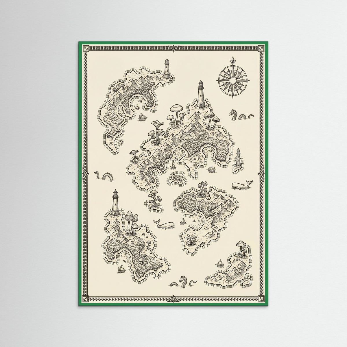 Green Wood Moomin Valley Map