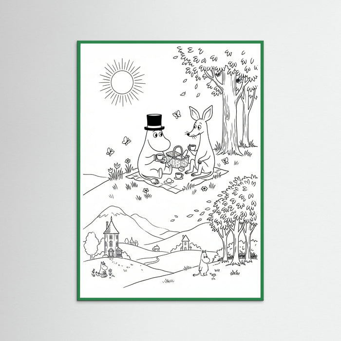 Green Wood Moomins Bloom