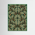 Green Wood Morris Tulip Motif