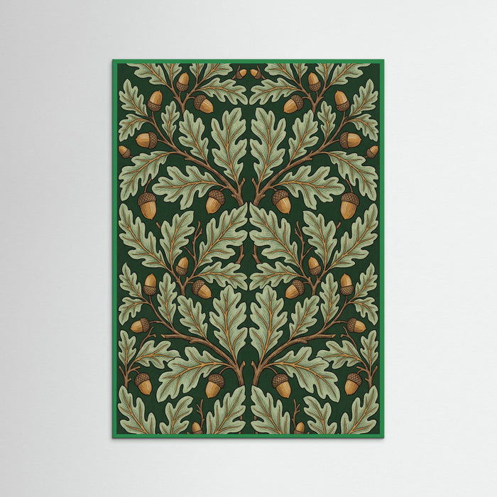 Green Wood Morris Tulip Motif