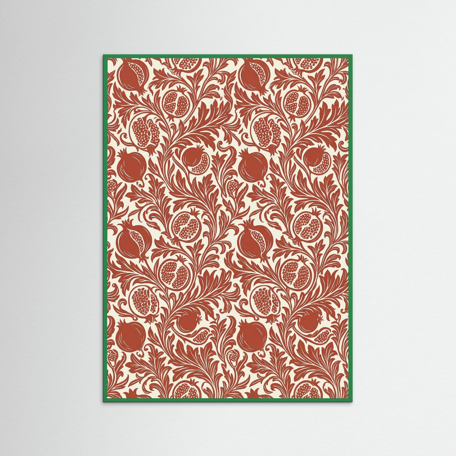 Green Wood Morrisian Blue Flora