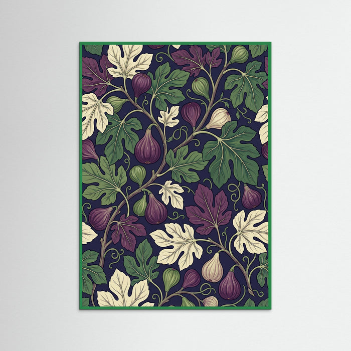Green Wood Morrisian Poppies
