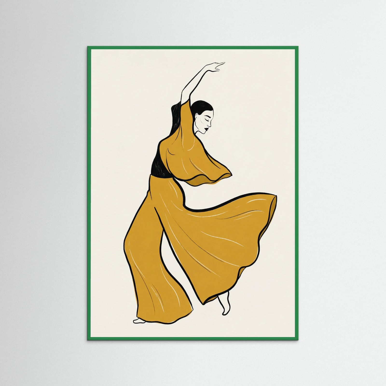 Green Wood Mustard Mood