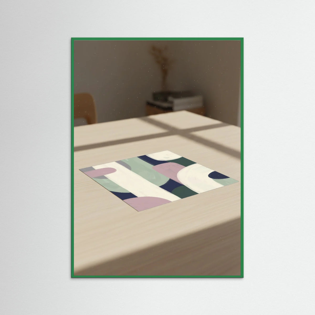 Green Wood Muted Arches