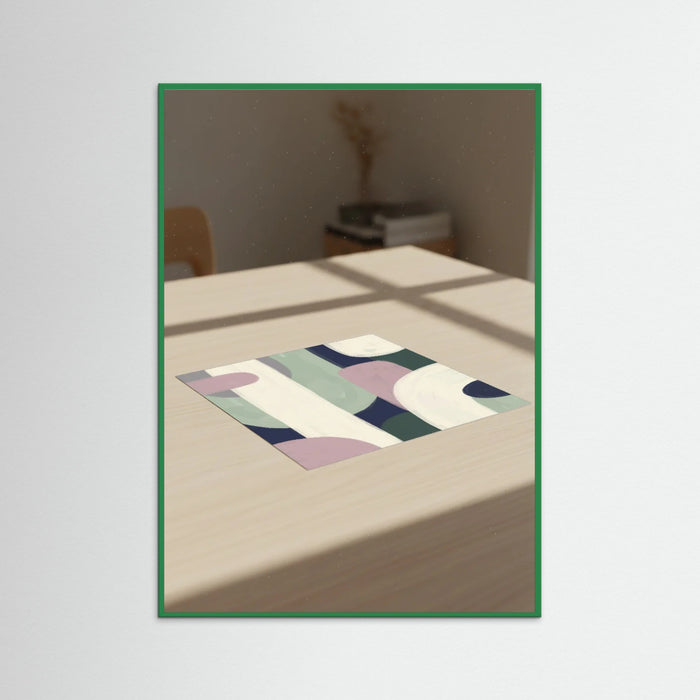 Green Wood Muted Arches