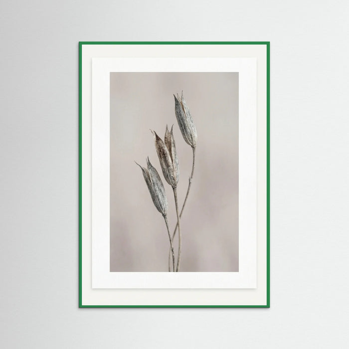 Green Wood Muted Bloom