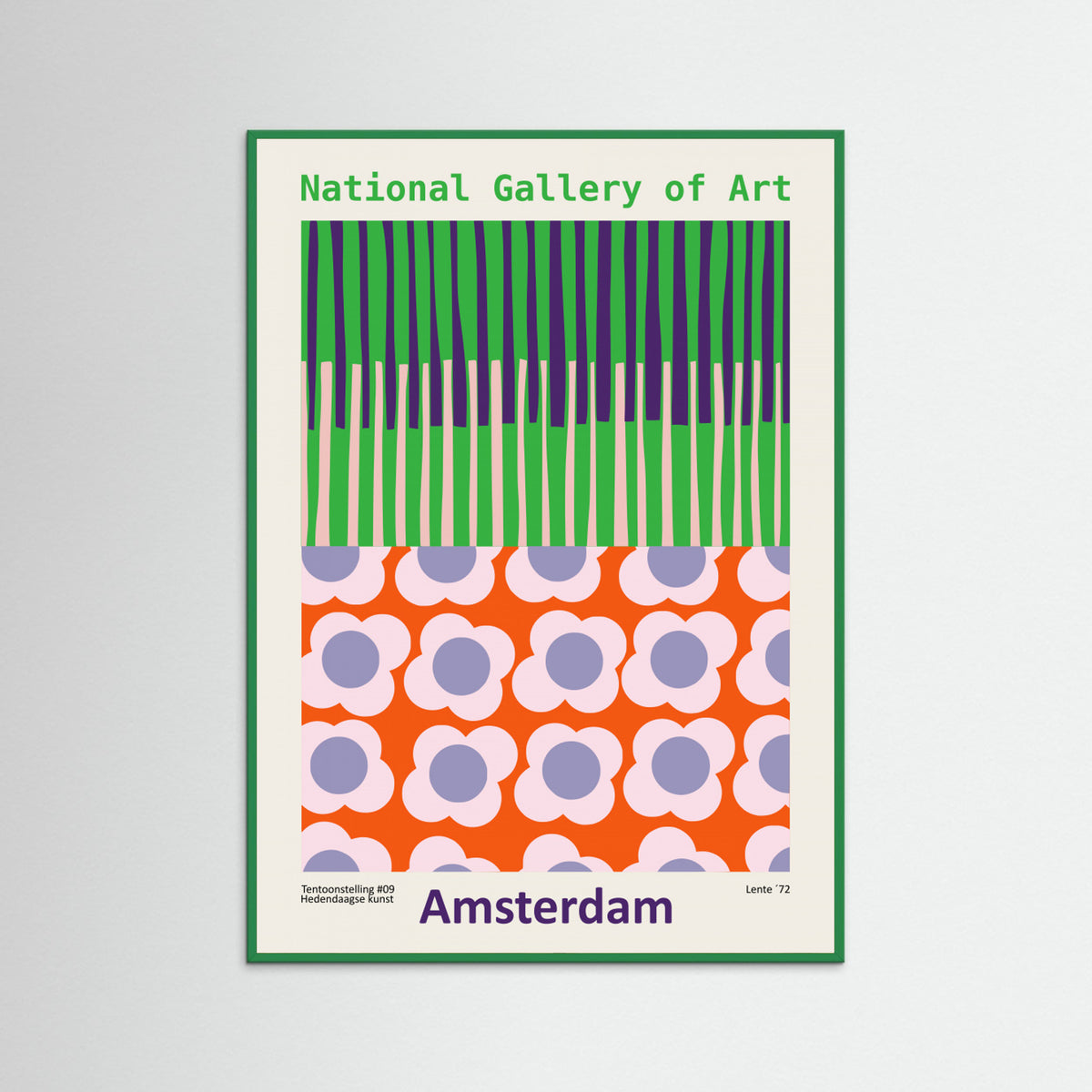 Green Wood National Gallery of Art Amsterdam Poster