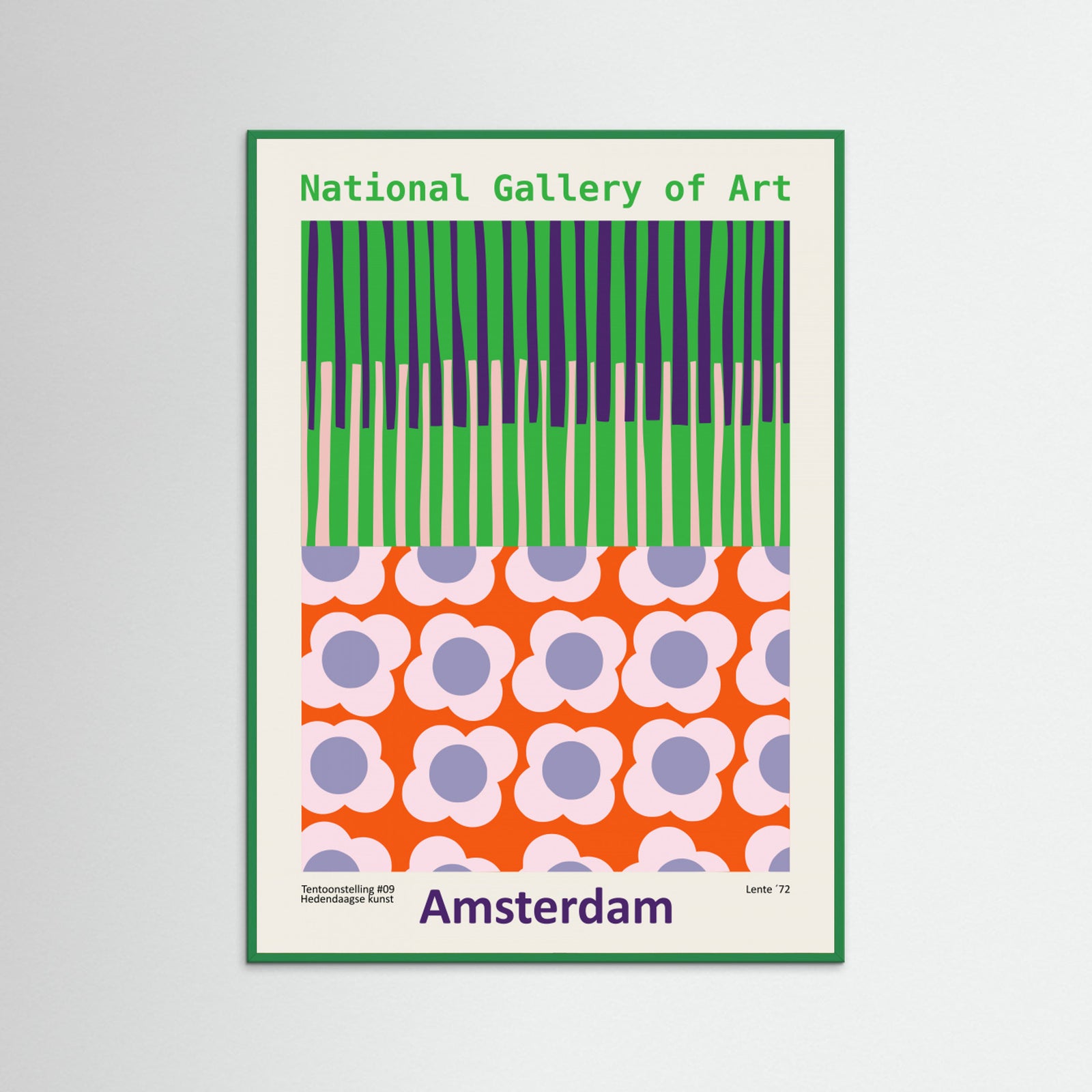 Green Wood National Gallery of Art Amsterdam Poster