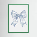 Plakat Nautical Pale Blue Bow – plakat i druk artystyczny