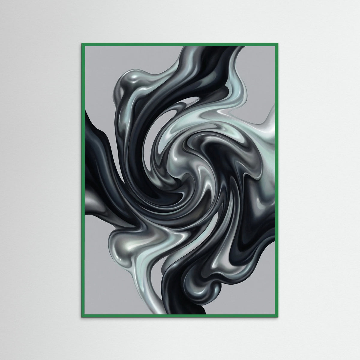 Green Wood Nebulous Forms