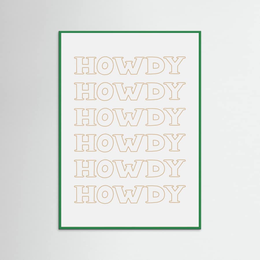 Plakat Neutral Howdy – plakat i druk artystyczny