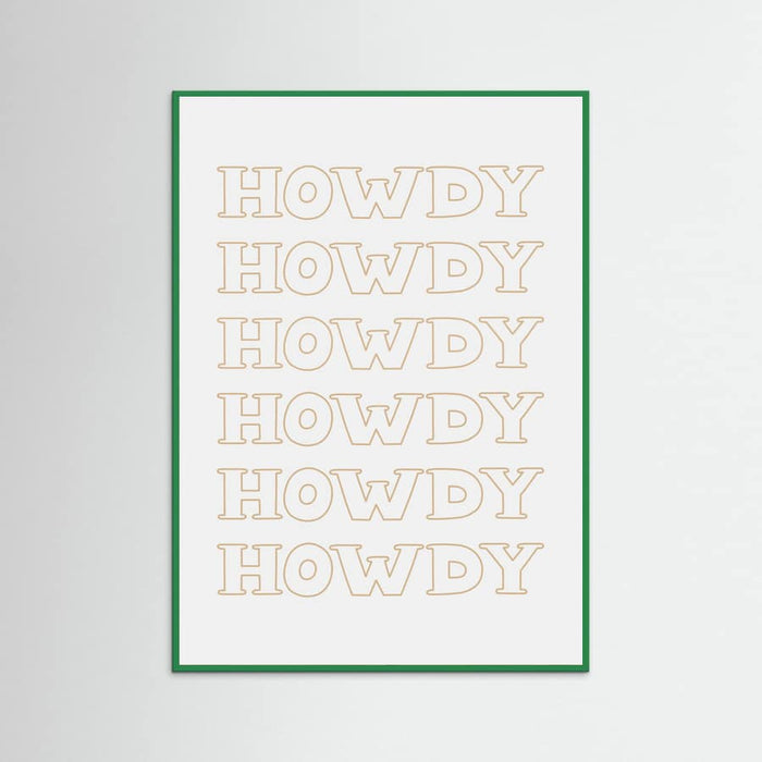 Plakat Neutral Howdy – plakat i druk artystyczny