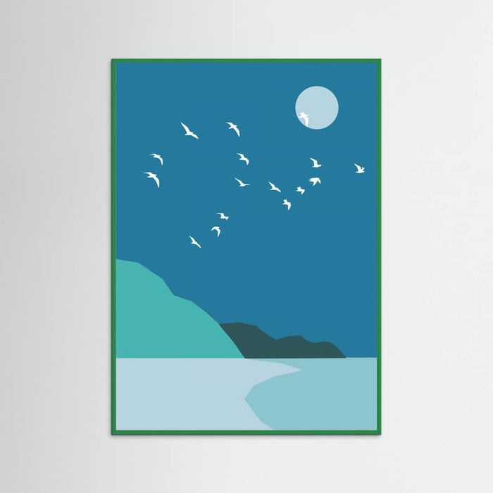 Night Flock Poster – poster and art print