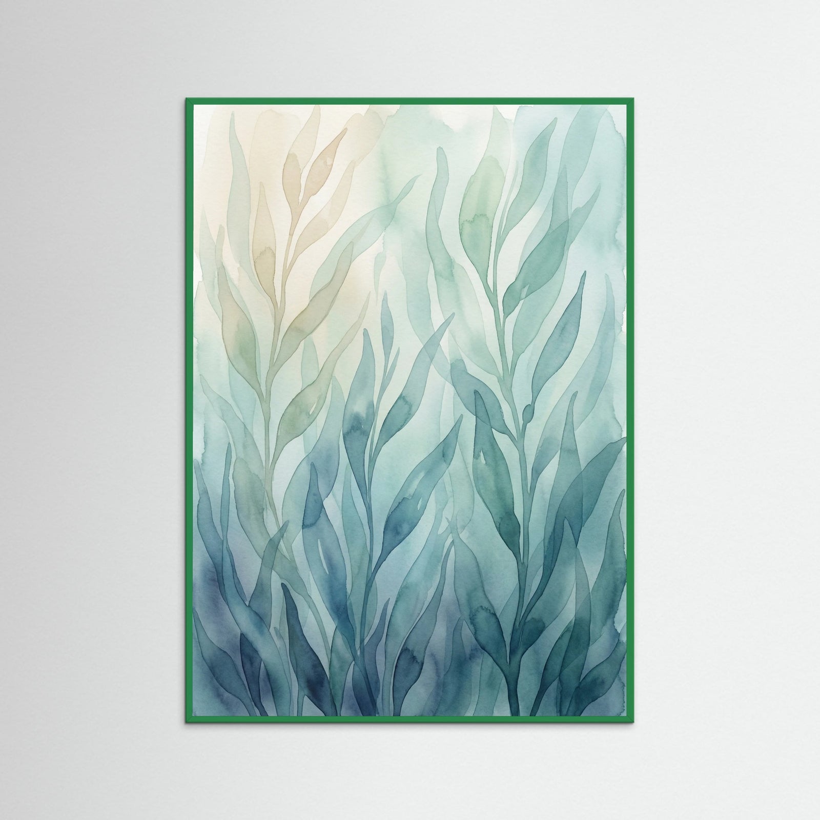 Green Wood Ocean Glimmer