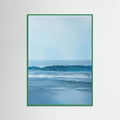 Green Wood Ocean Serenity Blue