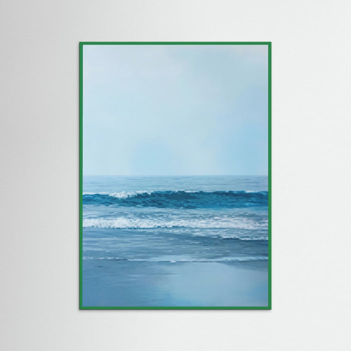 Green Wood Ocean Serenity Blue